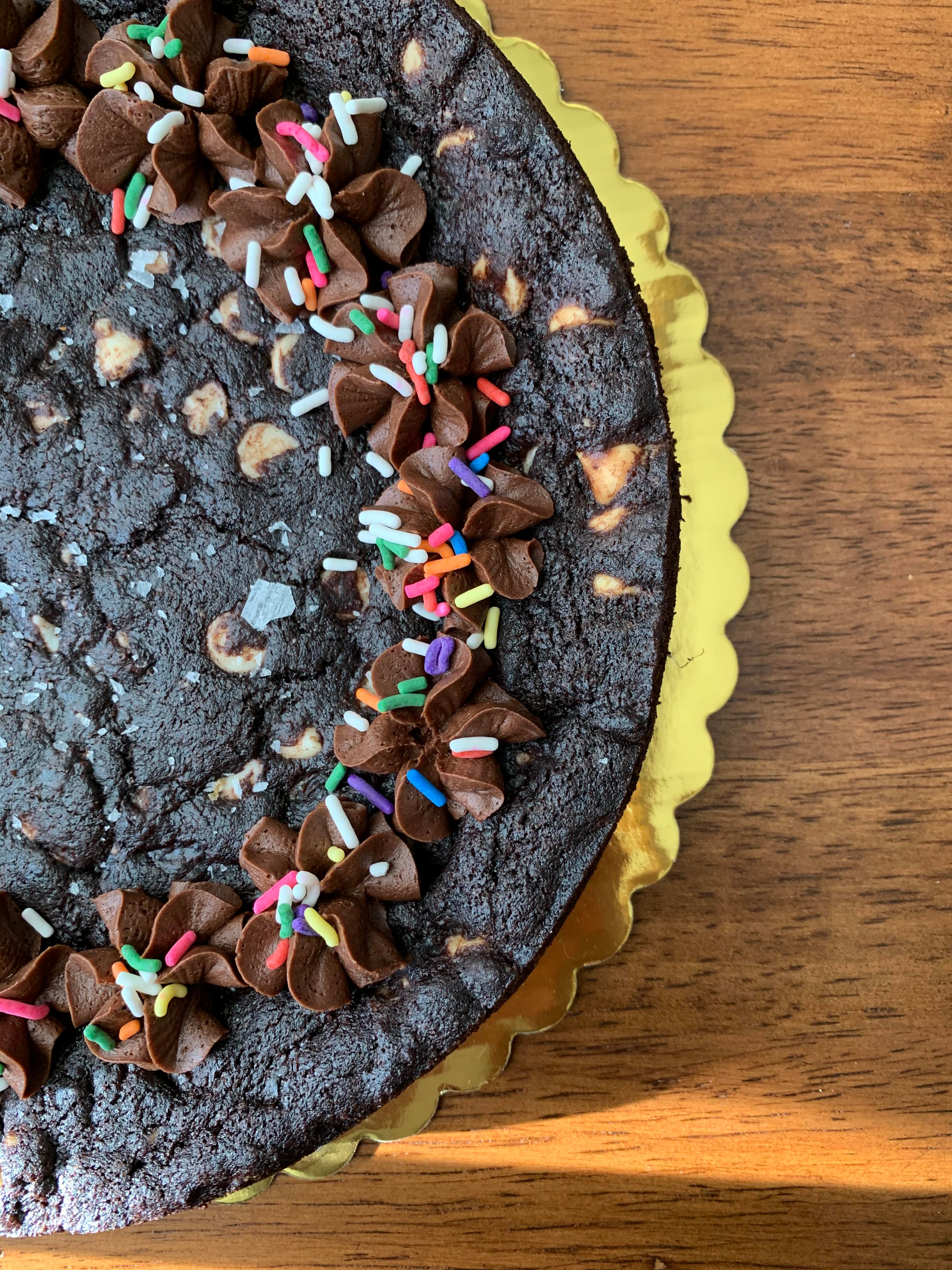 Double Chocolate Cookie Cake